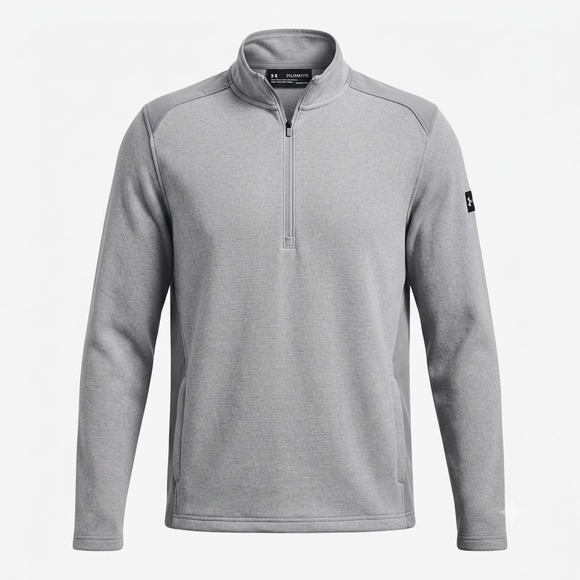 Under Armour Other - Under Armour ColdGear Mens XXL 2XL Gray 1/4 Zip Pullover Loose Fit Jacket